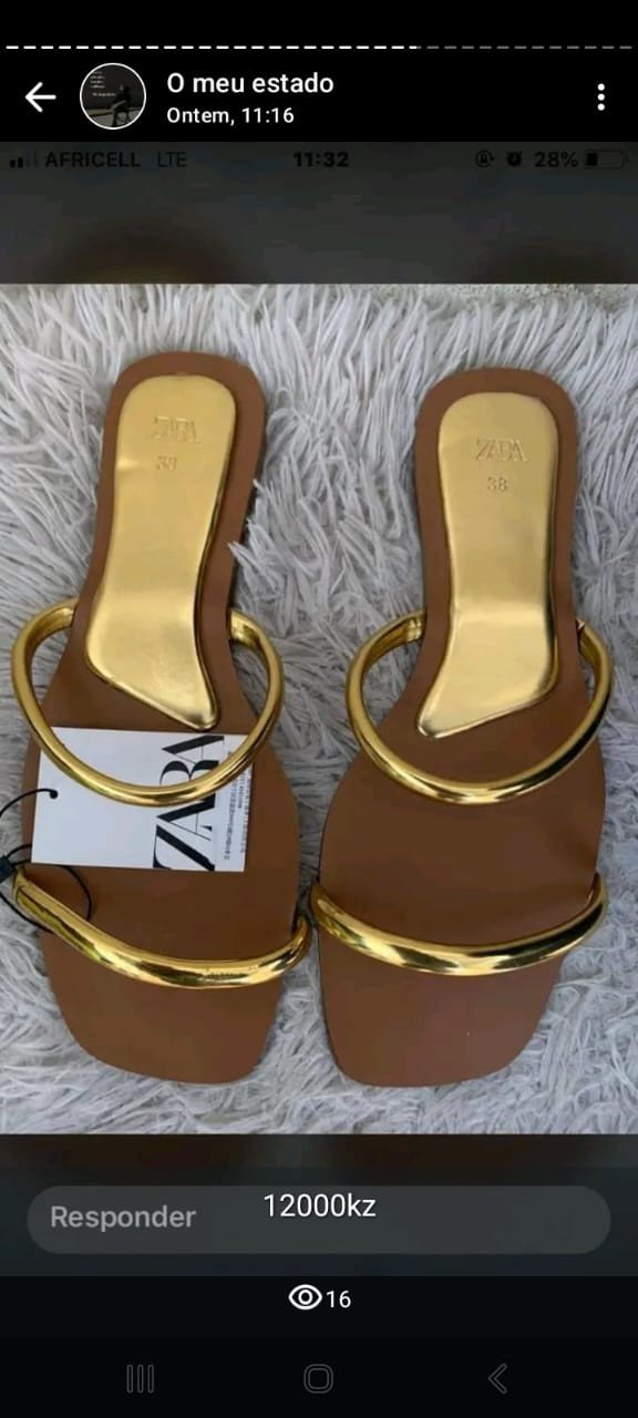 sandália  da ZARA-REF cjv006