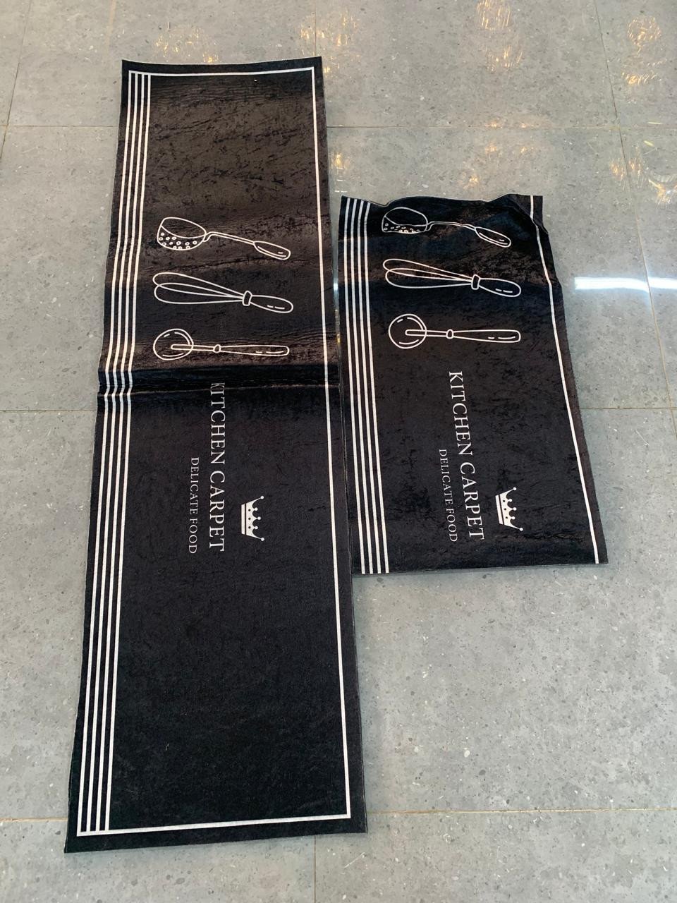 Conjunto de Tapete Preto CTP-025