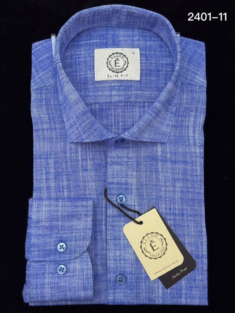 Camisa social azul Lapiseira CSAL-010