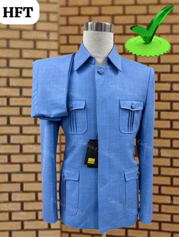 Fato social azul bebé FSAB-002