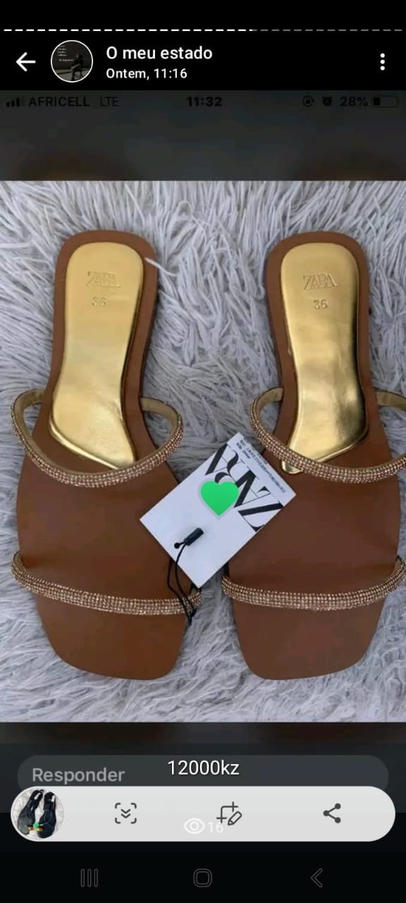 sandália  da ZARA-REF CJV005