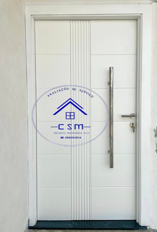 Portas Madeira Maciça Sob medida Branco