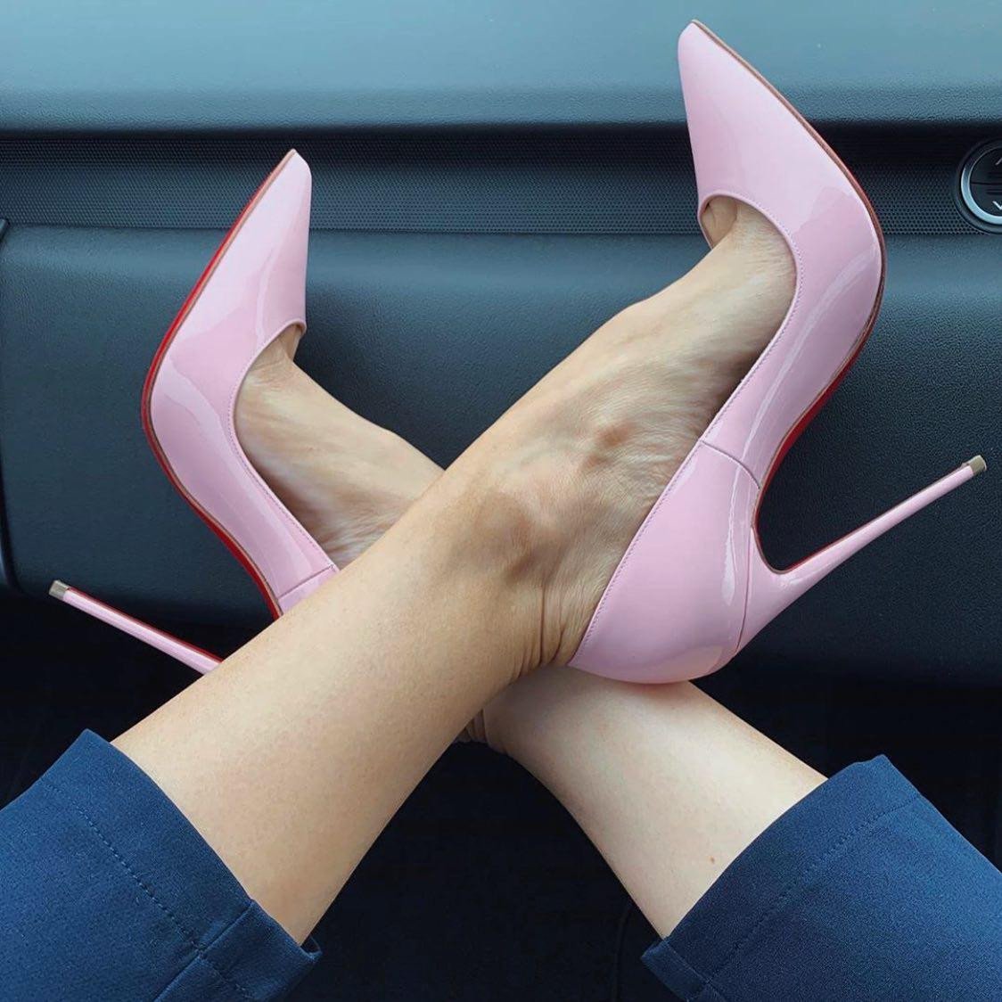 Salto Alto Fino Cor Rosa SAFCR-001